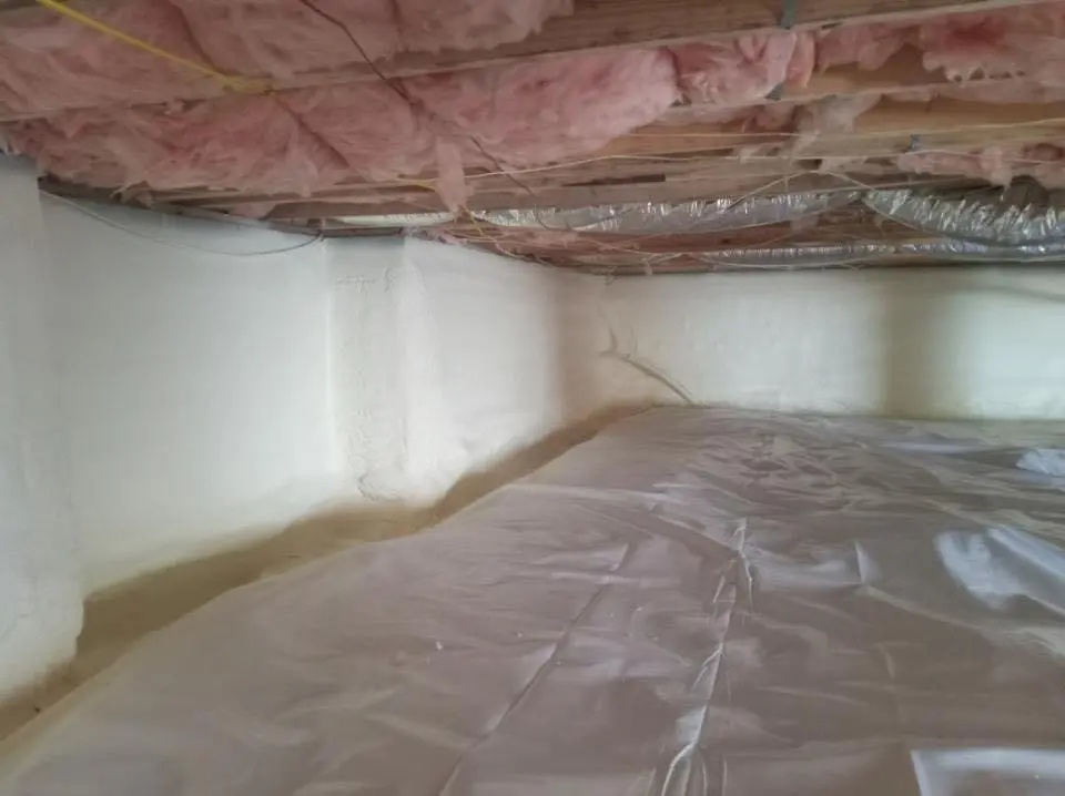 Crawl space encapsulation with closed-cell spray foam for Roof Maintenance in Peekskill